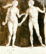 Albrecht Durer Adam and Eve oil on canvas